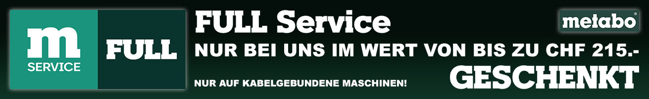 Metabo: FULL Service GESCHENKT