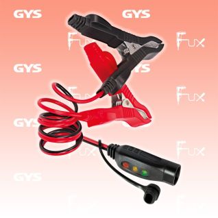Gys F2 Set, FLASH-Kabel mit Ladestandanzeige / Klemmen 0.56 m