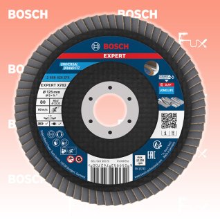 Bosch Expert Fächerschleifscheibe X782, ⌀ 125 mm, Korn  80