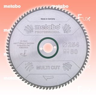 Metabo Kreissägeblatt 250 mm professional