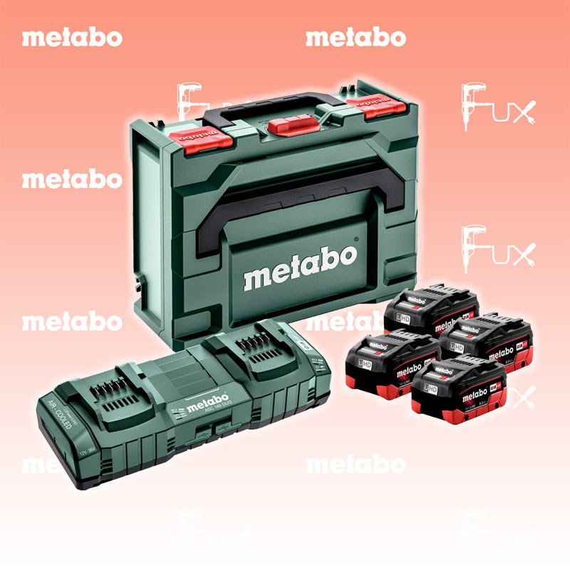 Metabo Basis-Set  8.0 Ah LiHD 4 x Akkupack