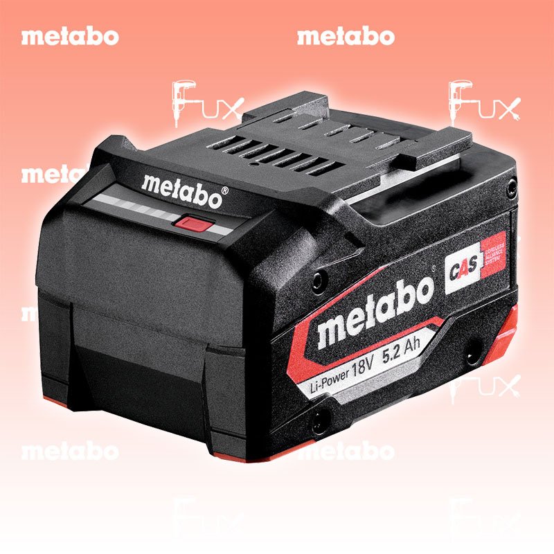 Metabo 18 V, 5,2 Ah, Li-Power Akkupack