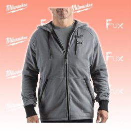 M12 HHGREY4-0  M Akku-Heiz-Kapuzenpullover
